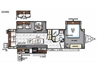 Used 2017 Forest River RV Rockwood Signature Ultra Lite 8328BS image