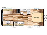 Used 2017 Forest River RV Wildwood X-Lite 202RDXL image