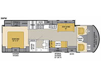 Pursuit 30 FW Floorplan Image