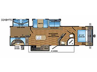 Eagle HT 324BHTS Floorplan