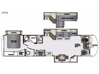 Georgetown XL 378TS Floorplan Image