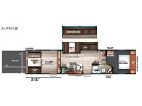 Cherokee Wolf Pack 315PACK12 Floorplan