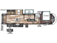 Salem Hemisphere Lite 368RLBHK Floorplan