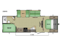 AR-ONE MAXX 26BHS Floorplan
