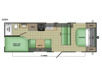 AR-ONE MAXX 26BH Floorplan Image