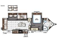 Rockwood Windjammer 3025W Floorplan