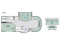 Siesta Sprinter 24SA Floorplan Image
