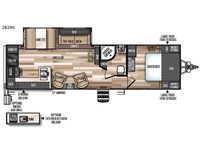 Wildwood Heritage Glen 282RK Floorplan Image