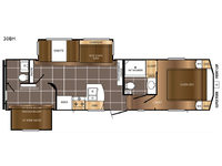 Crusader LITE 30BH Floorplan