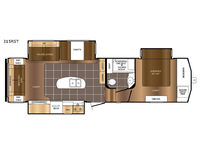 Crusader 315RST Floorplan