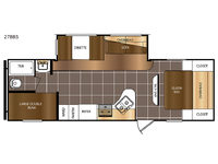 Avenger ATI 27BBS Floorplan Image