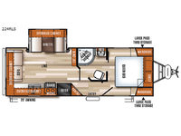 Vibe Extreme Lite 224RLS Floorplan