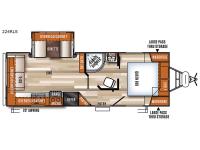 Vibe Extreme Lite 224RLS Floorplan