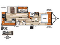 Vibe 268RKS Floorplan Image