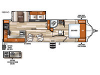 Vibe 268RKS Floorplan