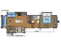 Eagle 317RLOK Floorplan