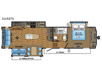 Eagle 321RSTS Floorplan Image