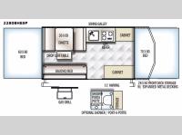 Rockwood Extreme Sports 2280BHESP Floorplan