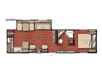 Kingsport 295SBW Floorplan