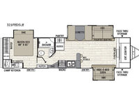 Freedom Express Liberty Edition 321FEDSLE Floorplan
