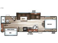Cherokee Grey Wolf 27DBS Floorplan