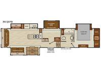 Chaparral 391QSMB Floorplan
