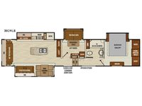 Chaparral 392MBL Floorplan