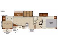 Chaparral Lite 295BHS Floorplan