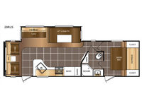 Avenger 28RLS Floorplan