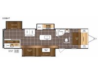 LaCrosse 335BHT Floorplan