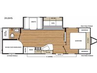 Catalina SBX 261BHS Floorplan