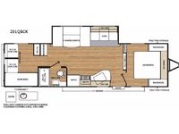 Catalina SBX 291QBCK Floorplan