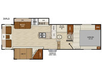 Chaparral X-Lite 31RLS Floorplan