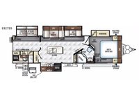Rockwood Signature Ultra Lite 8327SS Floorplan