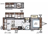 Rockwood Ultra Lite 2604WS Floorplan