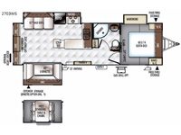 Rockwood Ultra Lite 2703WS Floorplan
