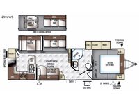 Rockwood Ultra Lite 2902WS Floorplan