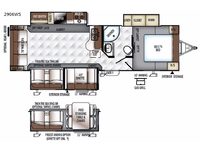 Rockwood Ultra Lite 2906WS Floorplan