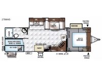 Rockwood Ultra Lite 2706WS Floorplan