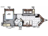 Rockwood Ultra V 2618VS Floorplan Image