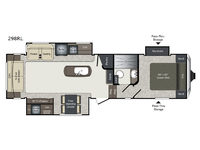 Laredo Super Lite 298RL Floorplan