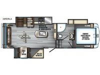 Cherokee Arctic Wolf 285DRL4 Floorplan