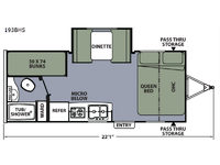Apex Nano 193BHS Floorplan