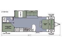 Apex Ultra-Lite 275BHSS Floorplan
