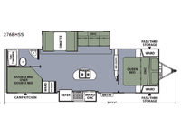 Apex Ultra-Lite 276BHSS Floorplan