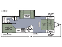 Apex Ultra-Lite 245BHS Floorplan