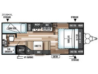Wildwood X-Lite 201BHXL Floorplan Image