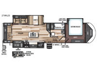 Salem Hemisphere Lite 276RLIS Floorplan
