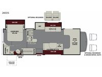 Leprechaun 260DS Chevy 4500 Floorplan Image
