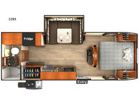 Lance Travel Trailers 2295 Floorplan Image